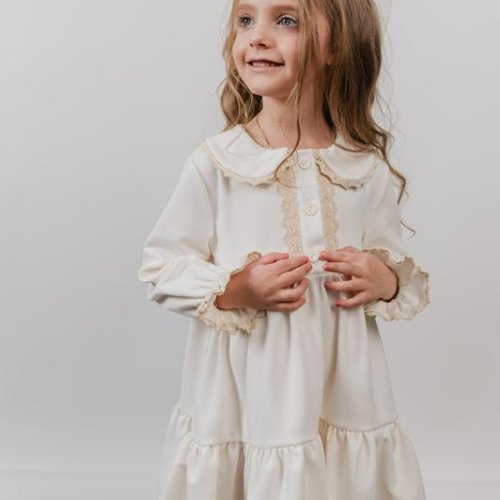 Платье Moda school (80-86) 7309 white (деми) Moda school 7309 white