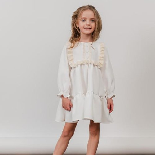 Платье Moda school (92-116) 7311-1 white (деми) Moda school 7311-1 white