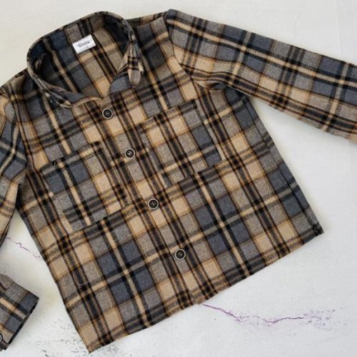 Рубашка Moda school (98-116) 8560-1 beige (деми) Moda school 8560-1 beige