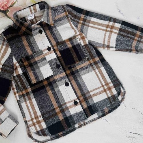 Рубашка Moda school (122-152) 8565 black-white (деми) Moda school 8565 black-white