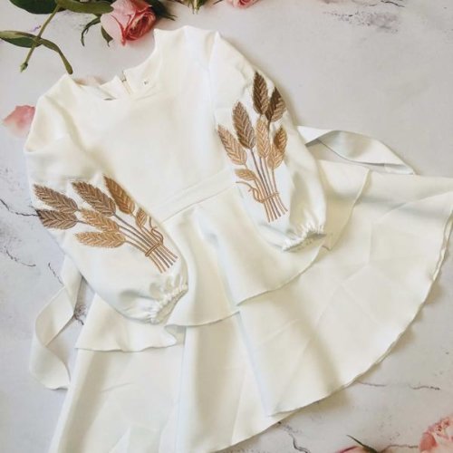 Платье Moda school (110-128) M165 white (деми) Moda school M165 white