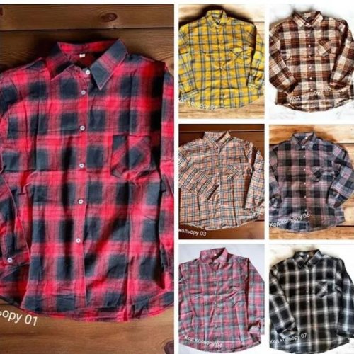 Рубашка Seven Group (M-2XL) 107-6 grey (деми) Seven Group 107-6 grey