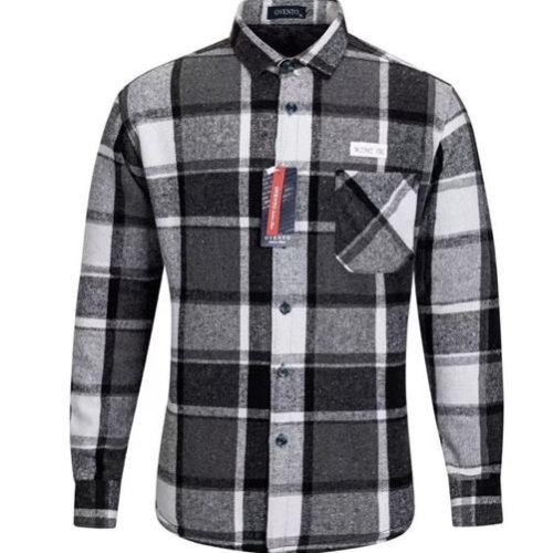 Рубашка Verton (XL-5XL) W2502 grey (зима) Verton W2502 grey