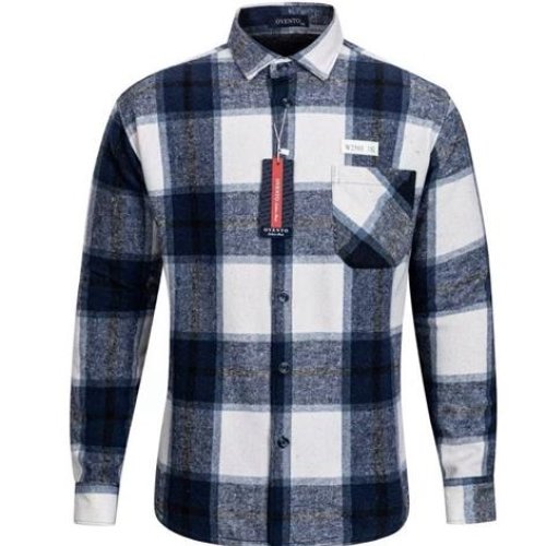 Рубашка Verton (XL-5XL) W2503 navy (зима) Verton W2503 navy