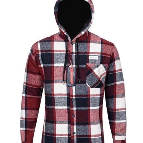 Рубашка Verton (XL-5XL) W2509 wine (зима) Verton W2509 wine
