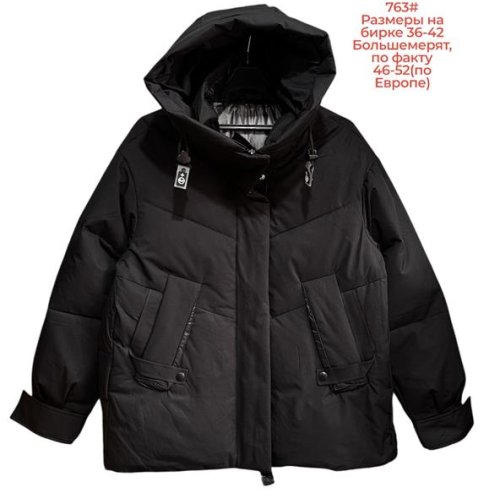 Куртка Katty (46-52) 763-1 black (зима) Katty 763-1 black