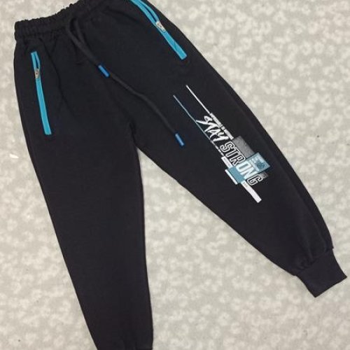 Штаны спорт Malibu2 (5-8) 9769 black (деми) Malibu2 9769 black