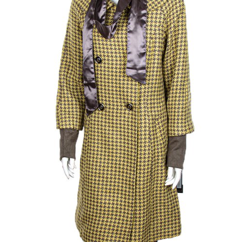 Пальто Obuv OK2 (48-50) CH mix (11943) yellow (деми) Obuv OK2 CH mix (11943) yellow