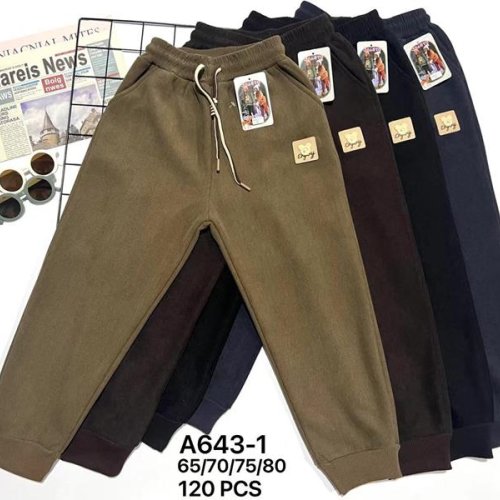 Штаны спорт АнЯ (65-80) 643-1 mix (зима) АнЯ 643-1 mix