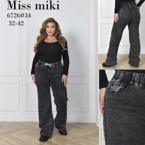 Джинсы Basanjiu (32-42) 6726 grey (деми) Basanjiu 6726 grey