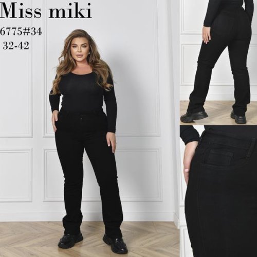 Джинсы Basanjiu (32-42) 6775 black (деми) Basanjiu 6775 black