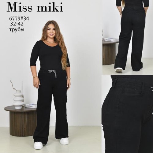 Джинсы Basanjiu (32-42) 6779 black (деми) Basanjiu 6779 black