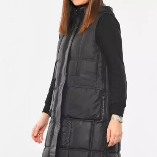 Жилетка Sport style (L-3XL) 1165 black (деми) Sport style 1165 black