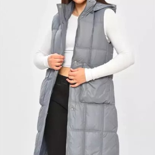 Жилетка Sport style (L-3XL) 1165 grey (деми) Sport style 1165 grey