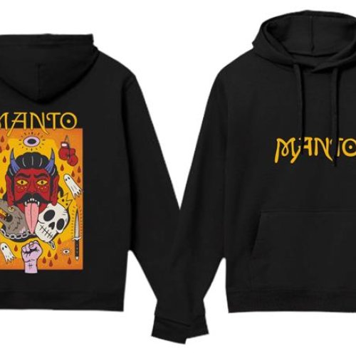 Худи Madoka (M-3XL) 1178 black (деми) Madoka 1178 black