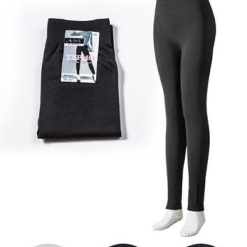 Лосины ALIA (XL-7XL) V07 black хутро (зима) ALIA V07 black хутро