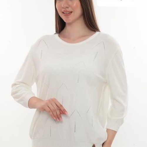 Свитер Julia (52-54) 2204 white (деми) Julia 2204 white