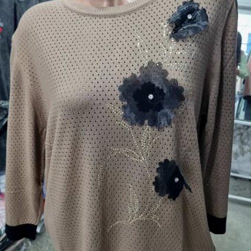 Свитер Julia (50-52) JL2 beige (деми) Julia JL2 beige