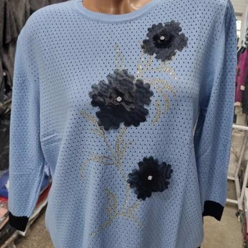 Свитер Julia (50-52) JL7 l.blue (деми) Julia JL7 l.blue