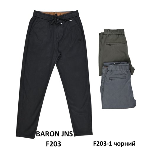 Штаны God Baron (30-38) F203 black (деми) God Baron F203 black