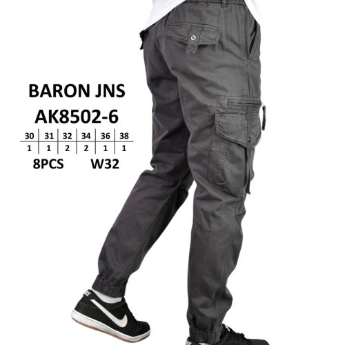 Джинсы God Baron (30-38) AK8502-6 grey (деми) God Baron AK8502-6 grey