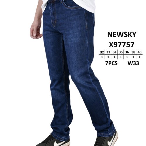 Джинсы God Baron (32-40) X97757 blue (деми) God Baron X97757 blue