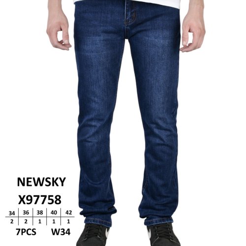 Джинсы God Baron (34-42) X97758 blue (деми) God Baron X97758 blue