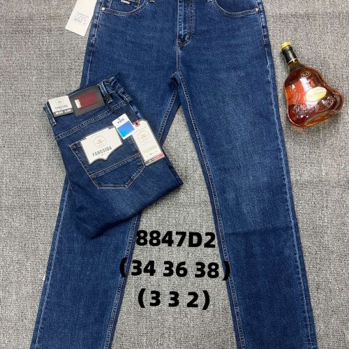 Джинсы God Baron (34-38) 8847D2 blue (деми) God Baron 8847D2 blue