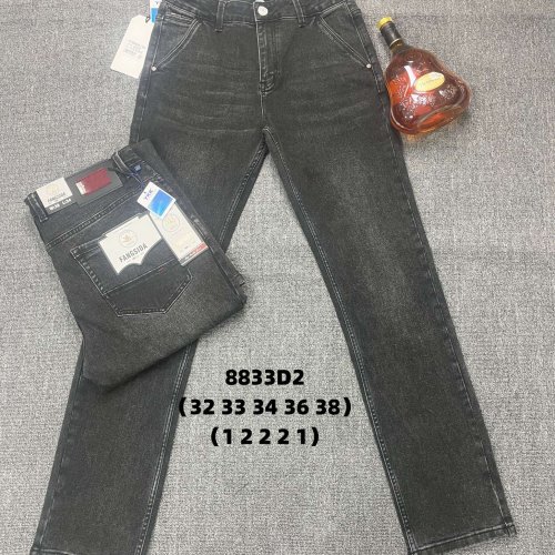 Джинсы God Baron (32-38) 8833D2 black (деми) God Baron 8833D2 black