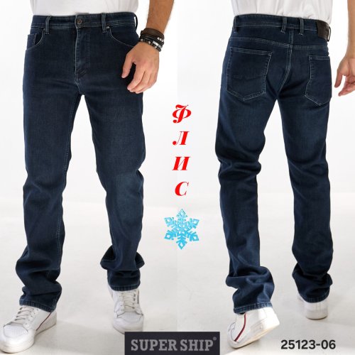 Джинсы God Baron (32-40) 25123-06 blue (зима) God Baron 25123-06 blue