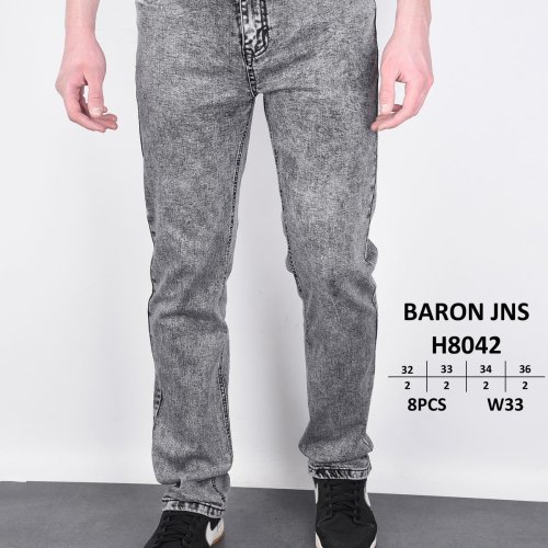Джинсы God Baron (32-36) H8042 grey (деми) God Baron H8042 grey