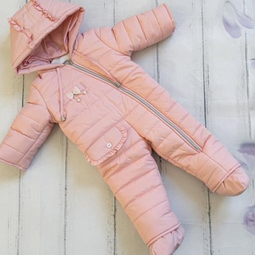 Комбинезон Moda school (68-86) 8456 peach (зима) Moda school 8456 peach