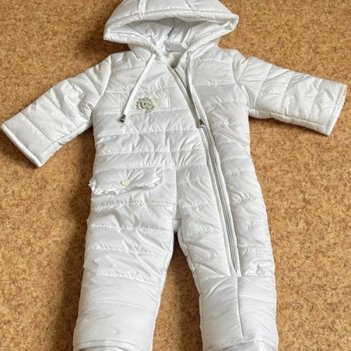 Комбинезон Moda school (68-86) 8456 white (зима) Moda school 8456 white