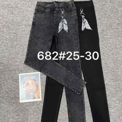 Джинсы Hoan (25-30) 628 black (зима) Hoan 628 black