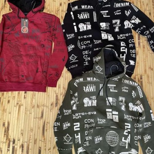 Худи Sabihina (S-2XL) SB1067 red (зима) Sabihina SB1067 red