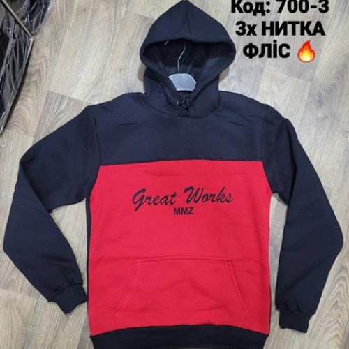 Худи iBamBino (152-176) 700-3 red (зима) iBamBino 700-3 red