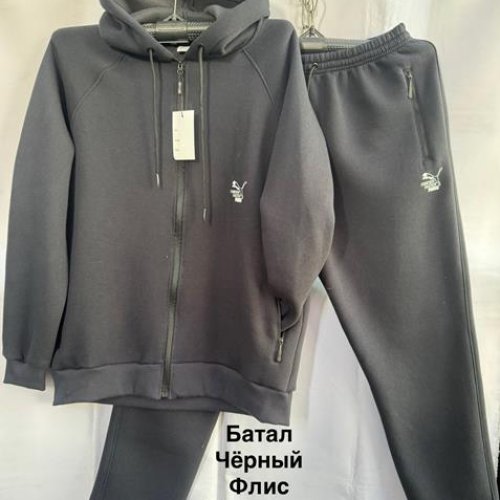 Костюм спорт Minh (56-64) MH1271 black (зима) Minh MH1271 black