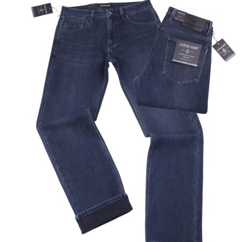 Джинсы God Baron (32-38) F-SF25121 blue (зима) God Baron F-SF25121 blue