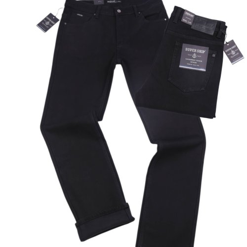 Джинсы God Baron (33-42) F-SA25108 black (зима) God Baron F-SA25108 black