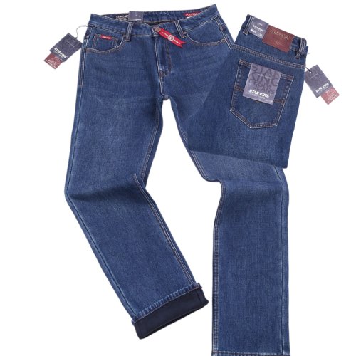 Джинсы God Baron (31-38) F-KKA2971 blue (зима) God Baron F-KKA2971 blue