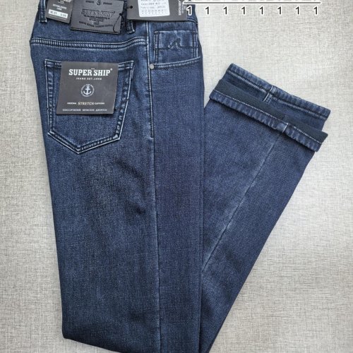 Джинсы God Baron (30-40) F-SF25137-06 blue (зима) God Baron F-SF25137-06 blue