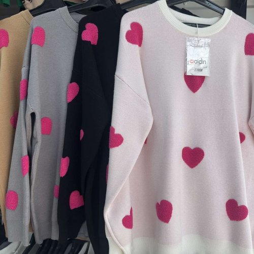 Свитер Aidin-шик шок (46-50) 7166 mix (деми) Aidin-шик шок 7166 mix