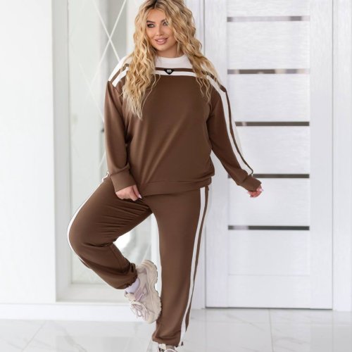 Костюм спорт Seven Zikina (50-60) 1339 brown (деми) Seven Zikina 1339 brown