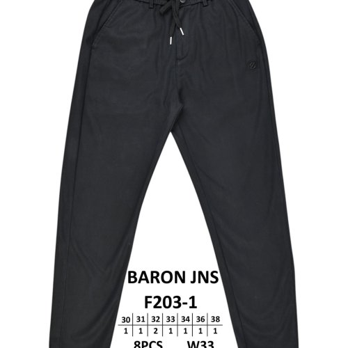 Штаны God Baron (30-38) F203-1 black (деми) God Baron F203-1 black