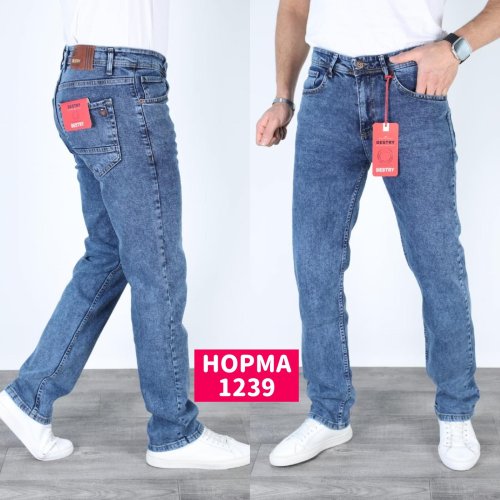 Джинсы God Baron (29-36) 1239 blue (деми) God Baron 1239 blue