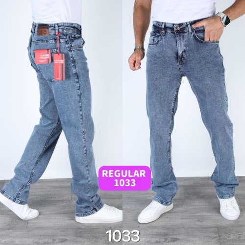 Джинсы God Baron (30-36) 1033 blue (деми) God Baron 1033 blue