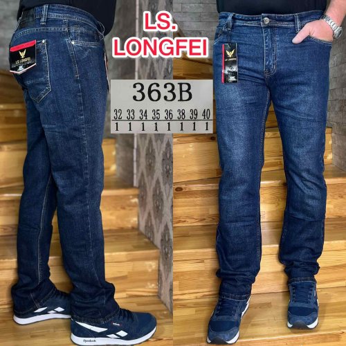 Джинсы God Baron (32-40) 363B blue (деми) God Baron 363B blue