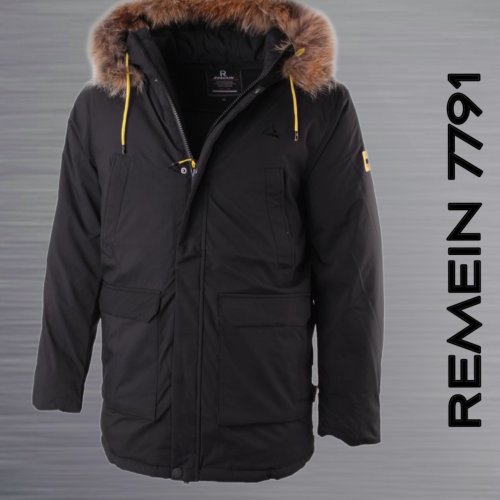 Куртка AZT (M-3XL) 7791 black (зима) AZT 7791 black