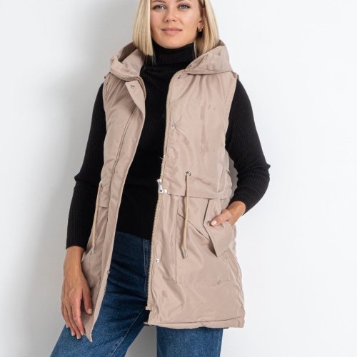 Жилетка Sport style (48-56) 2317-3 beige (деми) Sport style 2317-3 beige