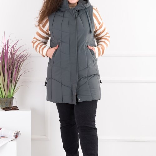 Жилетка Sport style (52-60) 2330 grey (деми) Sport style 2330 grey